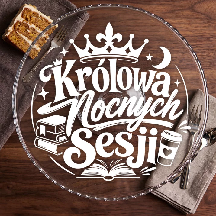 Patera Na Ciasto Dla Studentki Prezent Dla Kobiety: Nocna Studencka Rutyna Patera Na Ciasto Dla Studentki Prezent Dla Kobiety: Nocna Studencka Rutyna