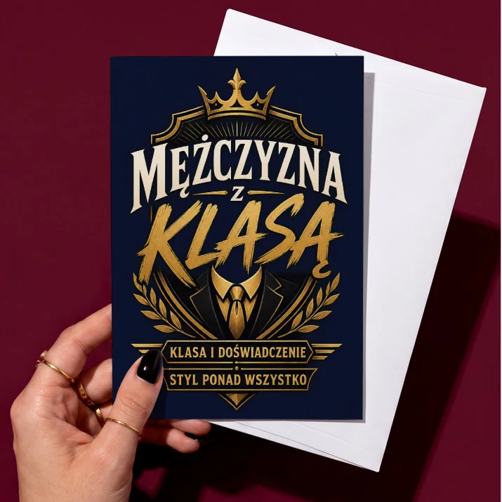 Kartka z Życzeniami Na 40 Urodziny Dla 40 Latka Mężczyzny: Dojrzała Elegancja Kartka z Życzeniami Na 40 Urodziny Dla 40 Latka Mężczyzny: Dojrzała Elegancja