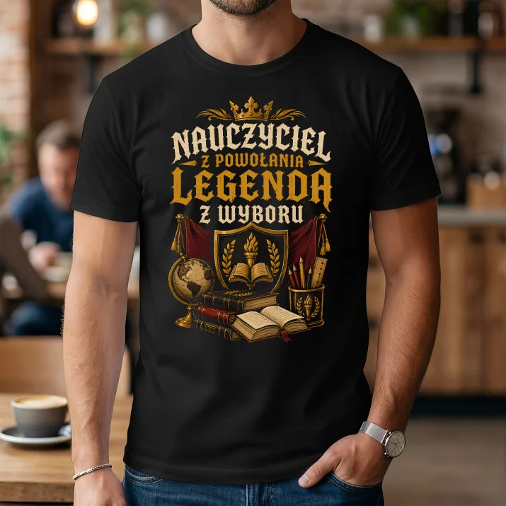 Koszulka Męska Na Dzień Nauczyciela Prezent Dla Nauczyciela Mężczyzny: Legenda Z Wyboru