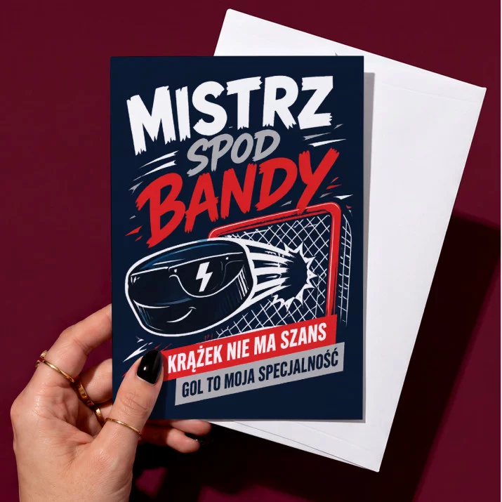 Kartka z Życzeniami Dla Hokeisty Dla Mężczyzny: Hokejowy Humor Kartka z Życzeniami Dla Hokeisty Dla Mężczyzny: Hokejowy Humor