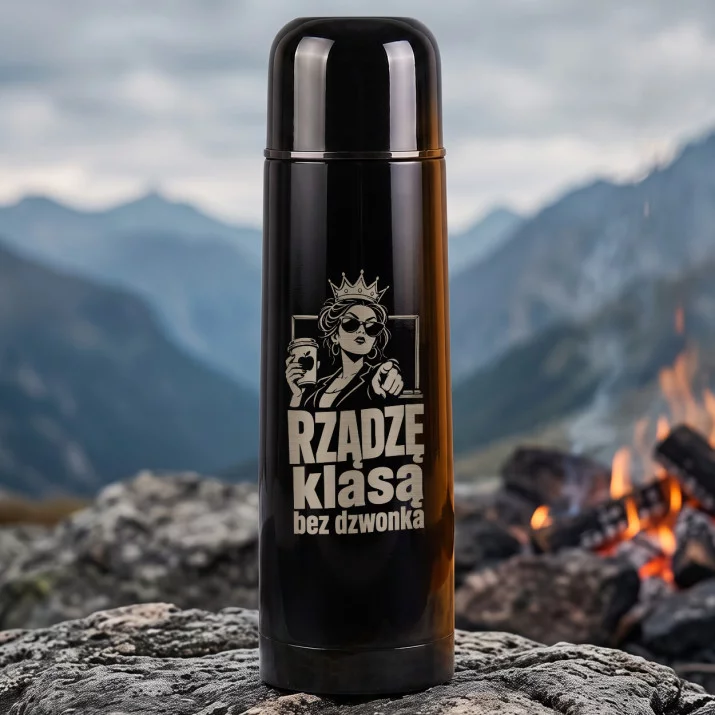 Termos 500ml Dla Nauczycielki Prezent Na Dzień Nauczyciela Dla Kobiety: Rządzę Klasą Bez Dzwonka Termos 500ml Dla Nauczycielki Prezent Na Dzień Nauczyciela Dla Kobiety: Rządzę Klasą Bez Dzwonka