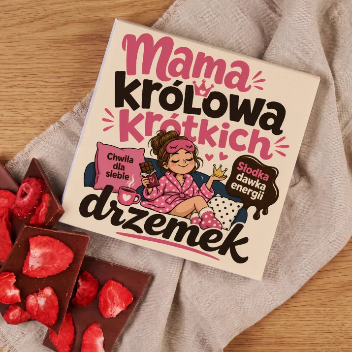 Czekolada Z Truskawkami Dla Świeżej Mamy Prezent Na Dzień Mamy Dla Kobiety: Nocna Ulga Czekolada Z Truskawkami Dla Świeżej Mamy Prezent Na Dzień Mamy Dla Kobiety: Nocna Ulga