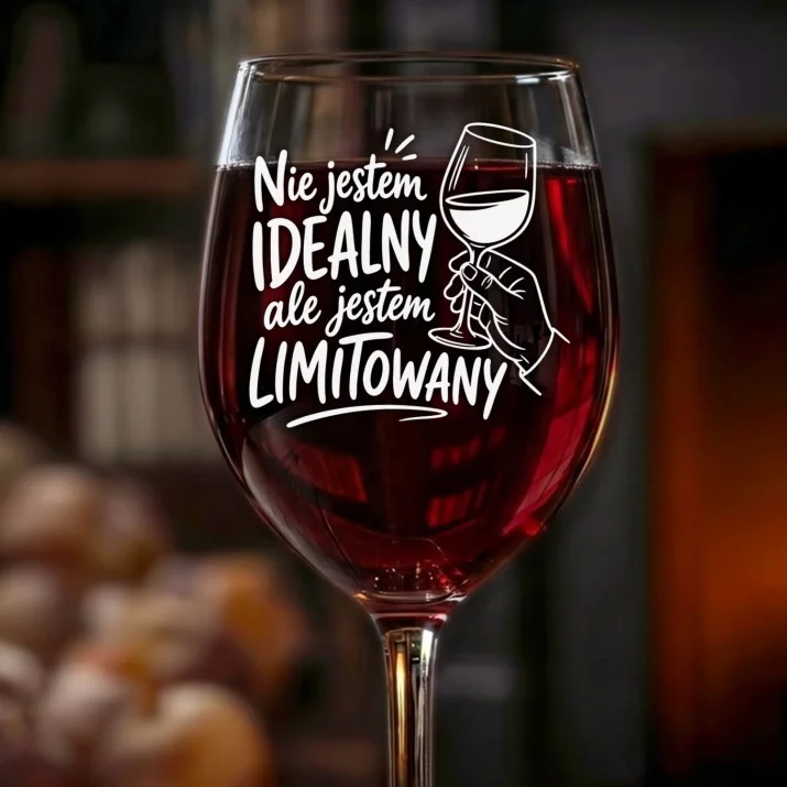 Kieliszek Do Wina Dla Faceta Prezent Dla Mężczyzny: Limitowany I Nieidealny