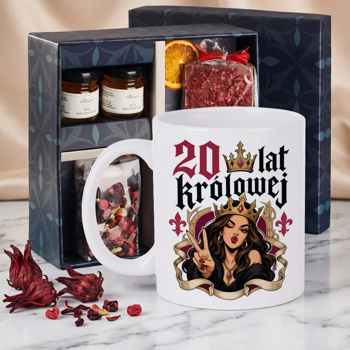 Zestaw Prezenowy Z Kubkiem Na 20 Urodziny: 20 Lat Królowej