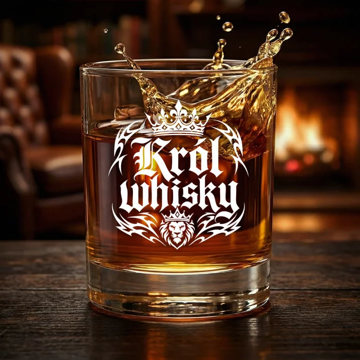 Szklanka Do Whisky Na Walentynki Prezent Na Rocznicę Dla Mężczyzny: Król Whisky Szklanka Do Whisky Na Walentynki Prezent Na Rocznicę Dla Mężczyzny: Król Whisky