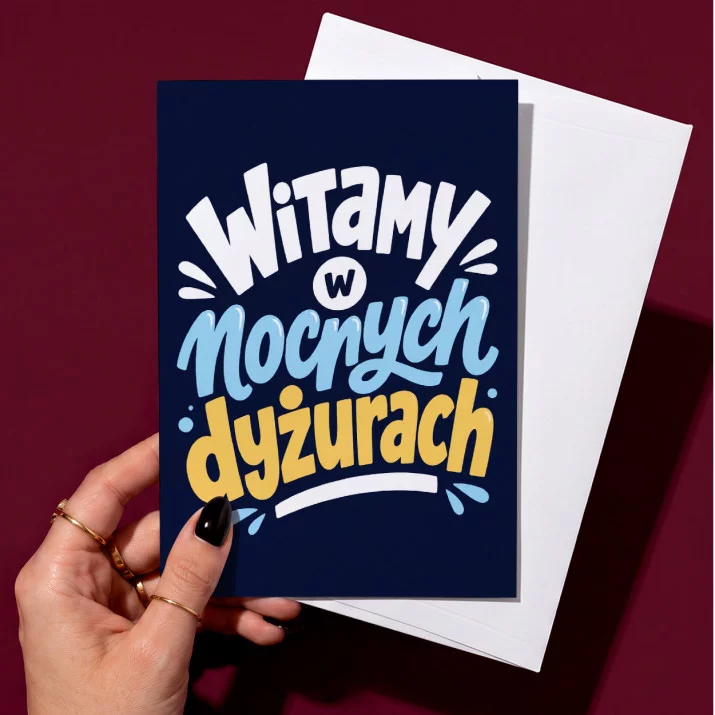 Kartka z Życzeniami Na Narodziny Dziecka Dla Pary: Elegancki Humor Kartka z Życzeniami Na Narodziny Dziecka Dla Pary: Elegancki Humor