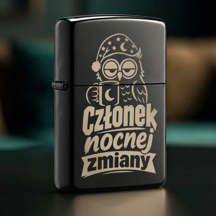 Zapalniczka Z Grawerem Na Urodzenie Dziecka Prezent Dla Kobiety: Nocna Zmiana