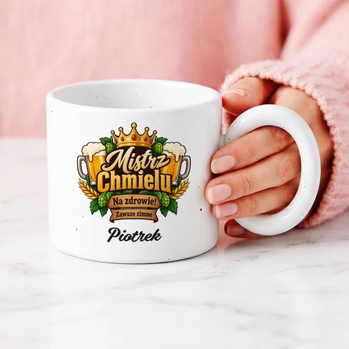 Kubek Premium Dla Piwosza Prezent Dla Mężczyzny: Mistrz Chmielu