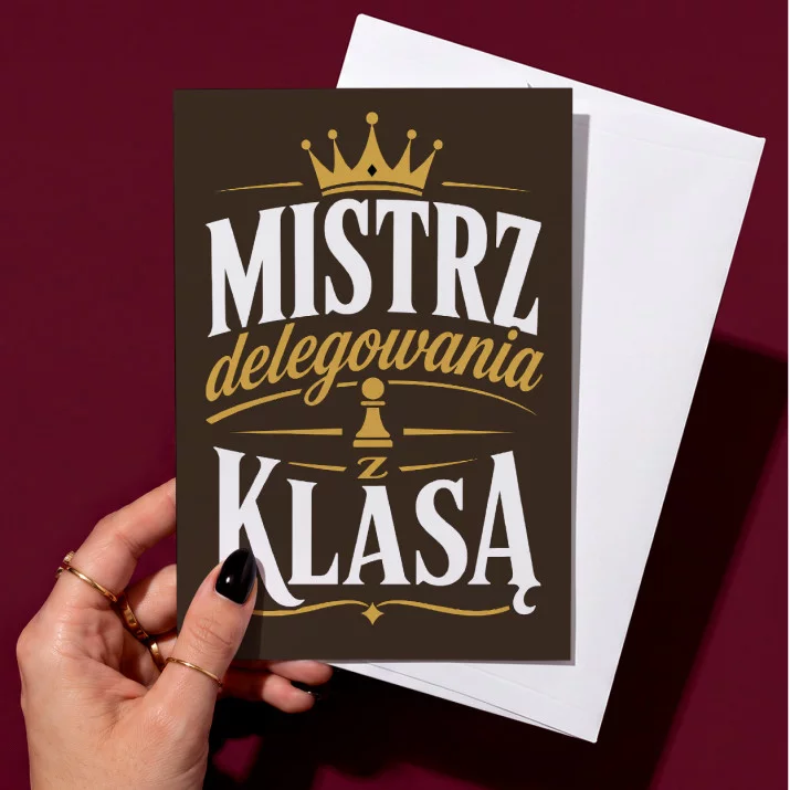 Kartka z Życzeniami Dla Prezesa Dla Mężczyzny: Subtelna Ironia
