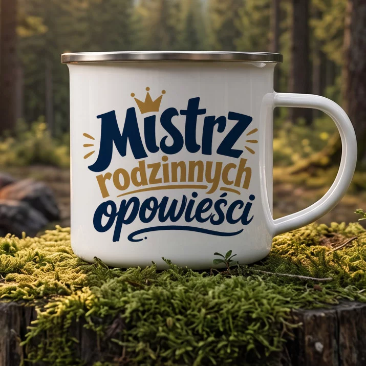 Kubek Emaliowany Dla Dziadka Prezent Na Dzień Dziadka Dla Mężczyzny: Dowcipny Dziadek