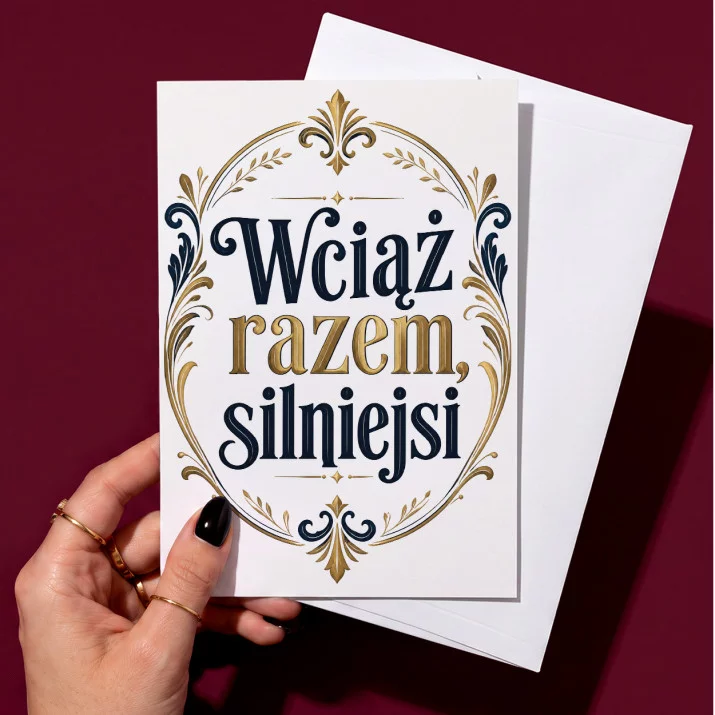 Kartka z Życzeniami Na 25 Lecie Ślubu Dla Pary: Srebrne Przymierze