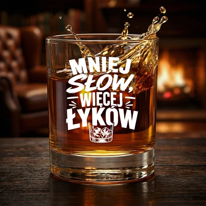 Szklanka Do Whisky Dla Introwertyka Prezent Dla Mężczyzny: Mniej Słów, Więcej Łyków