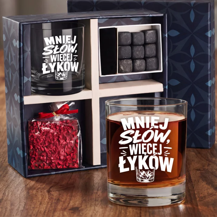 Zestaw Prezentowy Whisky Dla Introwertyka Dla Mężczyzny: Mniej Słów, Więcej