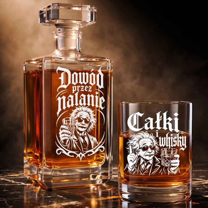 Zestaw Do Whisky Dla Matematyka Prezent Dla Mężczyzny: Dowód Przez Nalanie Zestaw Do Whisky Dla Matematyka Prezent Dla Mężczyzny: Dowód Przez Nalanie