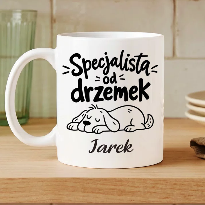 Kubek Personalizowany Dla 90 Latka Prezent Na 90 Urodziny Dla Mężczyzny: Specjalista Od Drzemek