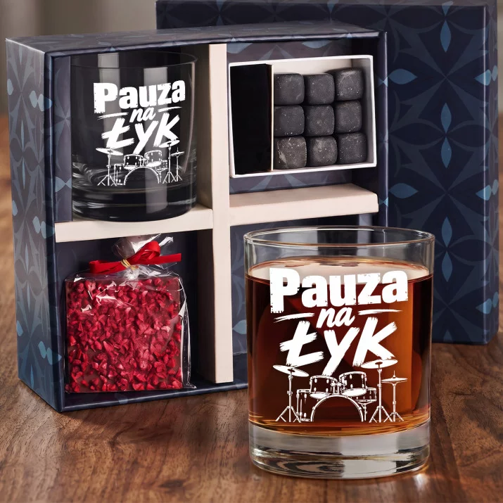 Zestaw Prezentowy Whisky Dla Perkusisty Dla Mężczyzny: Pauza Na Łyk Zestaw Prezentowy Whisky Dla Perkusisty Dla Mężczyzny: Pauza Na Łyk