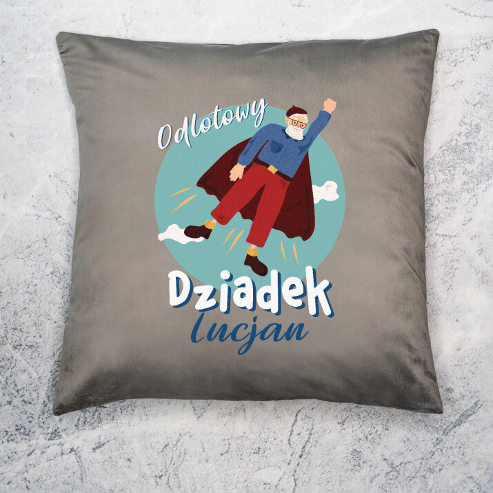 odlotowy dziadek - Poduszka dekoracyjna