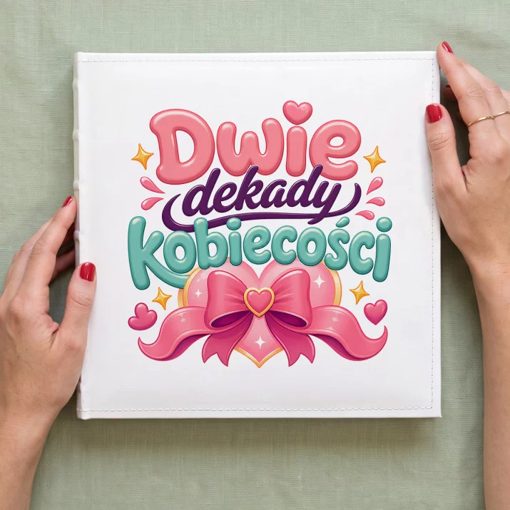 Album Na Zdjęcia Tradycyjny Na 20 Urodziny Prezent Dla 20 Latki Kobiety: Młodzieńczy Blask