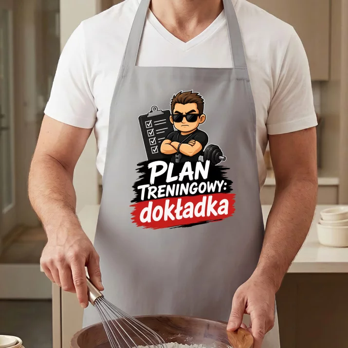 Fartuch Dla Trenera Prezent Dla Mężczyzny: Plan Treningowy, Dokładka