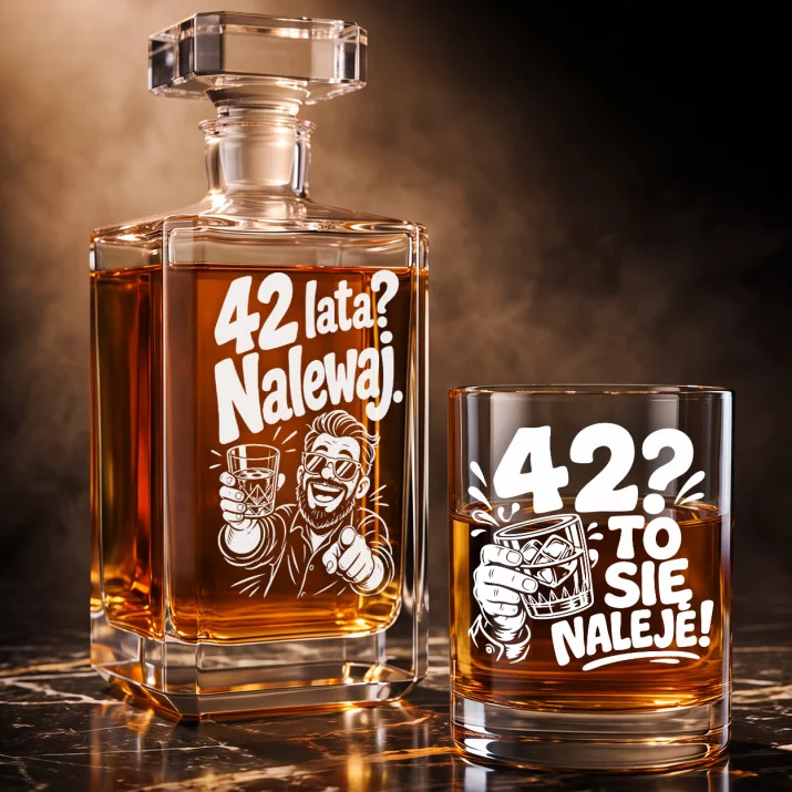 Zestaw Do Whisky Dla 42 Latka Prezent Na 40 Urodziny Dla Mężczyzny: 42 Lata? Nalewaj. Zestaw Do Whisky Dla 42 Latka Prezent Na 40 Urodziny Dla Mężczyzny: 42 Lata? Nalewaj.