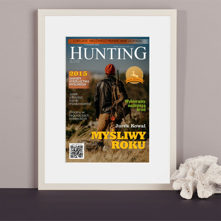 Okładka Hunting obramowana