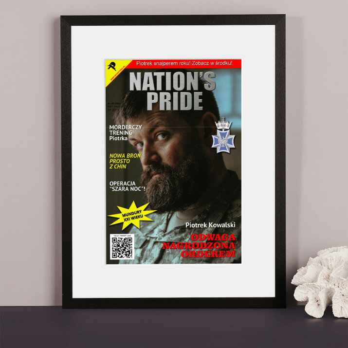 Okładka Nation`s Pride obramowana