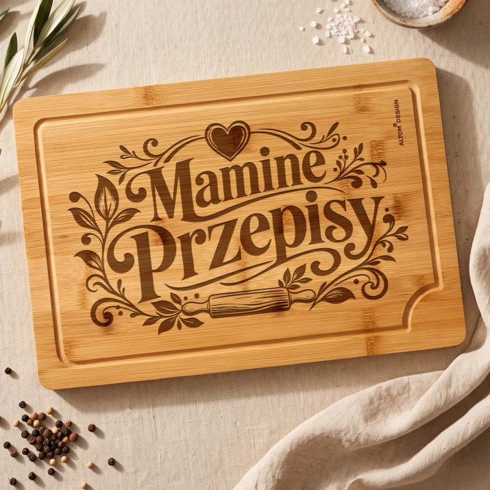 Deska Do Krojenia Dla Mamy Prezent Na Dzień Mamy Dla Kobiety: Serce Rodzinnej Kuchni