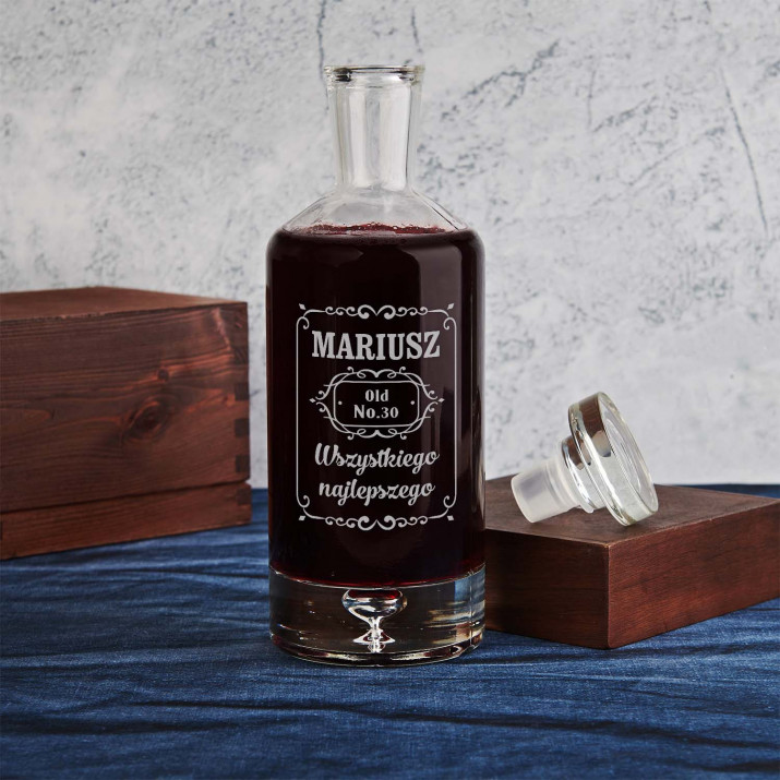 Old no - Karafka na alkohol butelka
