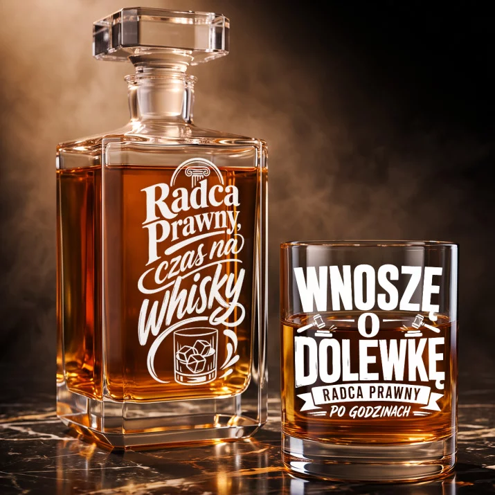 Zestaw Do Whisky Dla Radcy Prawnego Prezent Dla Mężczyzny: Prawniczy Toast Zestaw Do Whisky Dla Radcy Prawnego Prezent Dla Mężczyzny: Prawniczy Toast