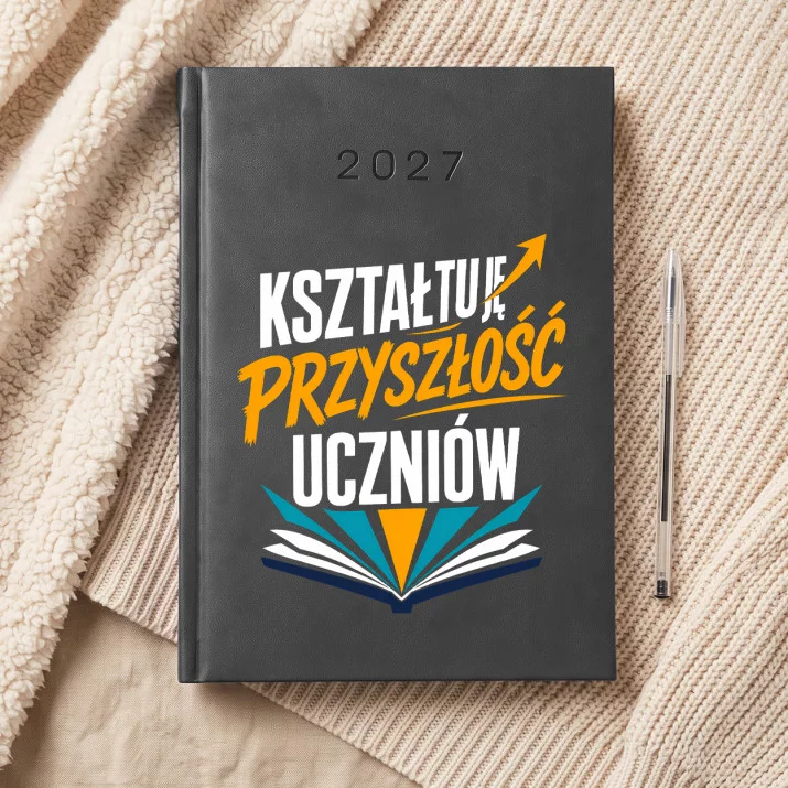 Kalendarz Książkowy A5 2027 Dla Dyrektora Szkoły Prezent Dla Mężczyzny: Manifest Szkolnego Lidera