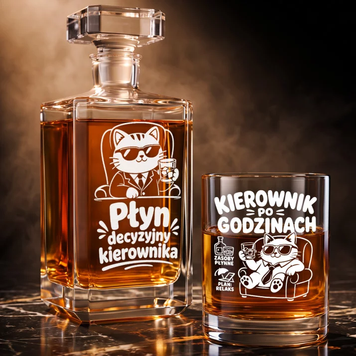 Zestaw Do Whisky Dla Kierownika Prezent Dla Mężczyzny: Płyn Decyzyjny Kierownika Zestaw Do Whisky Dla Kierownika Prezent Dla Mężczyzny: Płyn Decyzyjny Kierownika