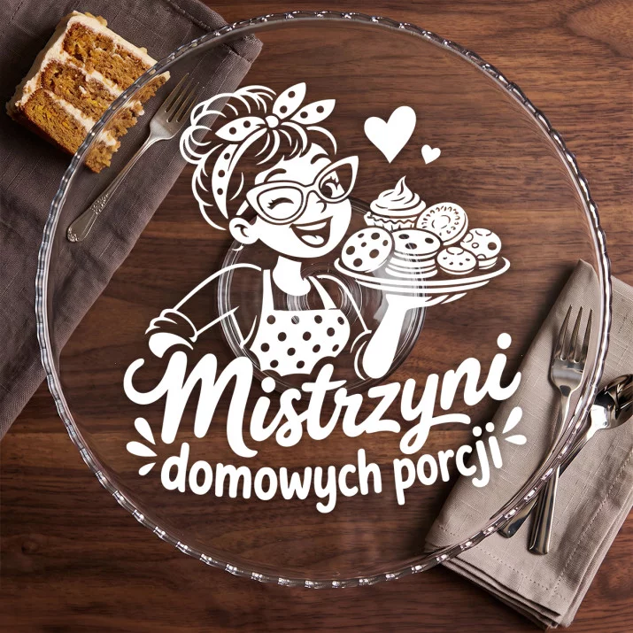 Patera Na Ciasto Dla Matki Prezent Na Dzień Mamy Dla Kobiety: Kuchenna Mistrzyni Patera Na Ciasto Dla Matki Prezent Na Dzień Mamy Dla Kobiety: Kuchenna Mistrzyni