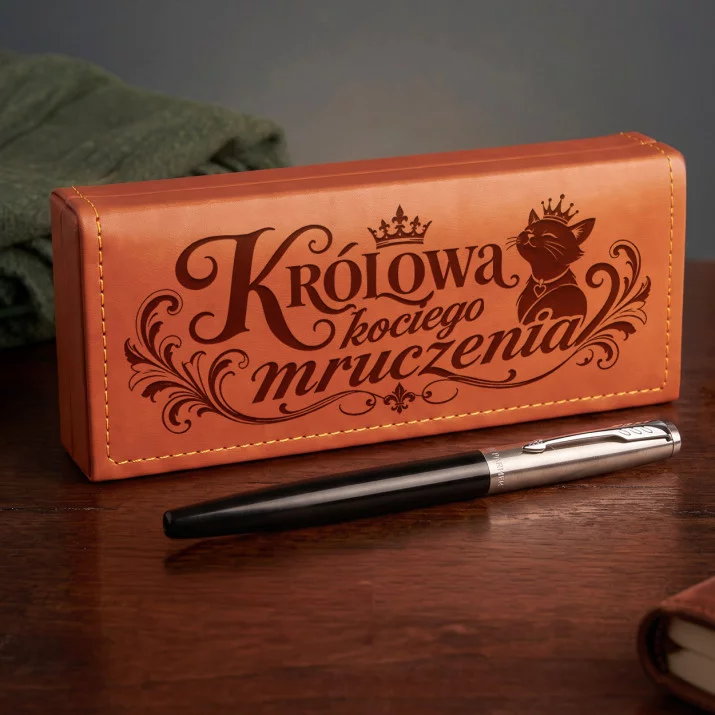 Pióro Wieczne Parker W Etui Dla Kociary Prezent Dla Kobiety: Barokowy Koci Szyk Pióro Wieczne Parker W Etui Dla Kociary Prezent Dla Kobiety: Barokowy Koci Szyk