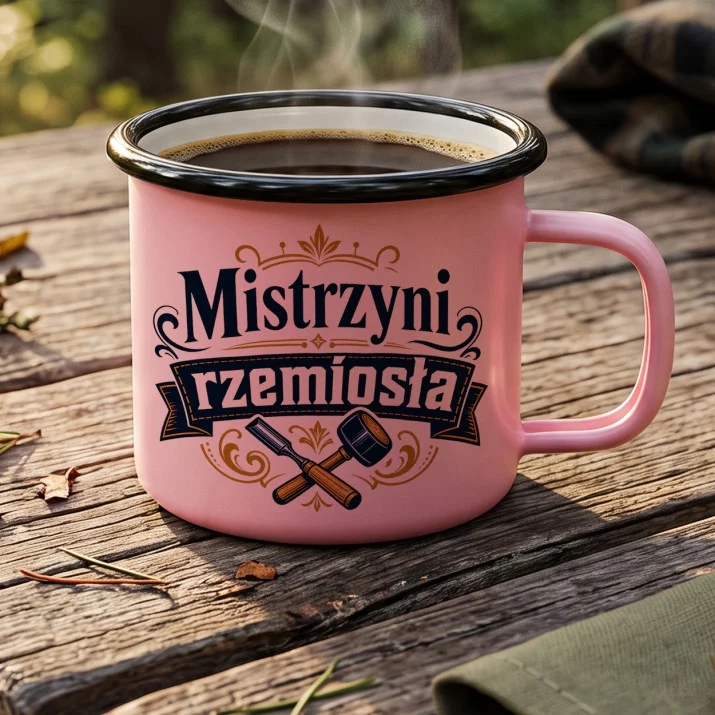 Kubek Emaliowany Na 90 Urodziny Prezent Dla 90 Latki Kobiety: Duma Rzemieślniczki Kubek Emaliowany Na 90 Urodziny Prezent Dla 90 Latki Kobiety: Duma Rzemieślniczki