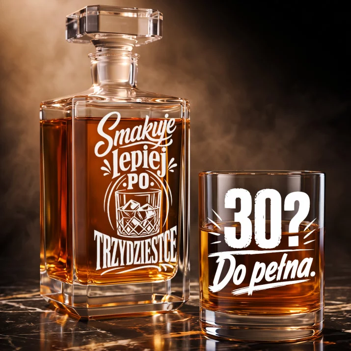 Zestaw Do Whisky Na 30 Prezent Na 30 Urodziny Dla Mężczyzny: Dojrzały Smak Zestaw Do Whisky Na 30 Prezent Na 30 Urodziny Dla Mężczyzny: Dojrzały Smak