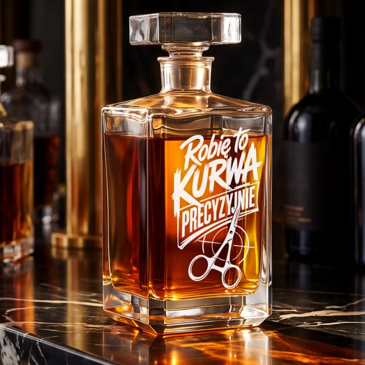Karafka Do Whisky z Grawerem Dla Chirurga Prezent: Chirurgiczny Sarkazm