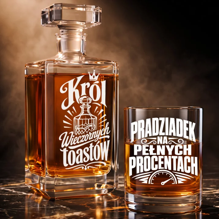 Zestaw Do Whisky Dla Pradziadka Prezent Na Dzień Dziadka Dla Mężczyzny: Wieczorny Toast Zestaw Do Whisky Dla Pradziadka Prezent Na Dzień Dziadka Dla Mężczyzny: Wieczorny Toast
