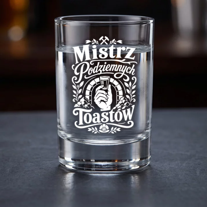 Kieliszki Do Wódki Dla Górnika Prezent Dla Mężczyzny: Górniczy Toast Kieliszki Do Wódki Dla Górnika Prezent Dla Mężczyzny: Górniczy Toast