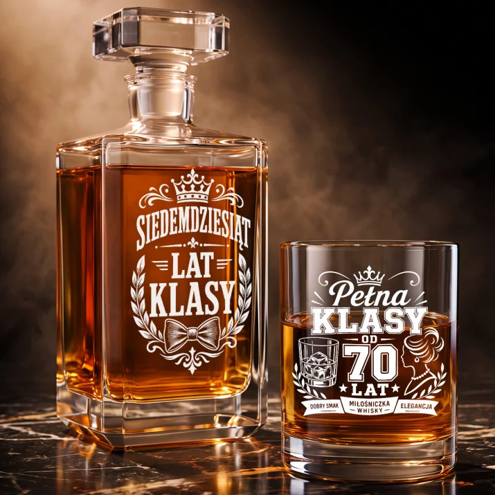 Zestaw Do Whisky Dla 70 Latki Prezent Na 70 Urodziny Dla Kobiety: Siedemdziesiąt Lat Klasy Zestaw Do Whisky Dla 70 Latki Prezent Na 70 Urodziny Dla Kobiety: Siedemdziesiąt Lat Klasy