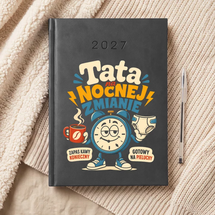 Kalendarz Książkowy A5 2027 Na Narodziny Dziecka Prezent Dla Mężczyzny: Retro Tatusiowy Humor Kalendarz Książkowy A5 2027 Na Narodziny Dziecka Prezent Dla Mężczyzny: Retro Tatusiowy Humor