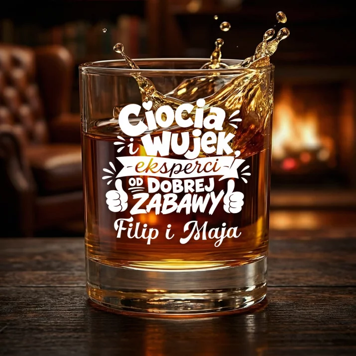 Szklanki Do Whisky z Grawerem Dla Cioci I Wujka Prezent Dla Pary: Ciocia I Wujek, Eksperci
