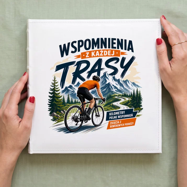 Album Na Zdjęcia Tradycyjny Dla Kolarza Prezent Dla Mężczyzny: Rowerowe Wspomnienia