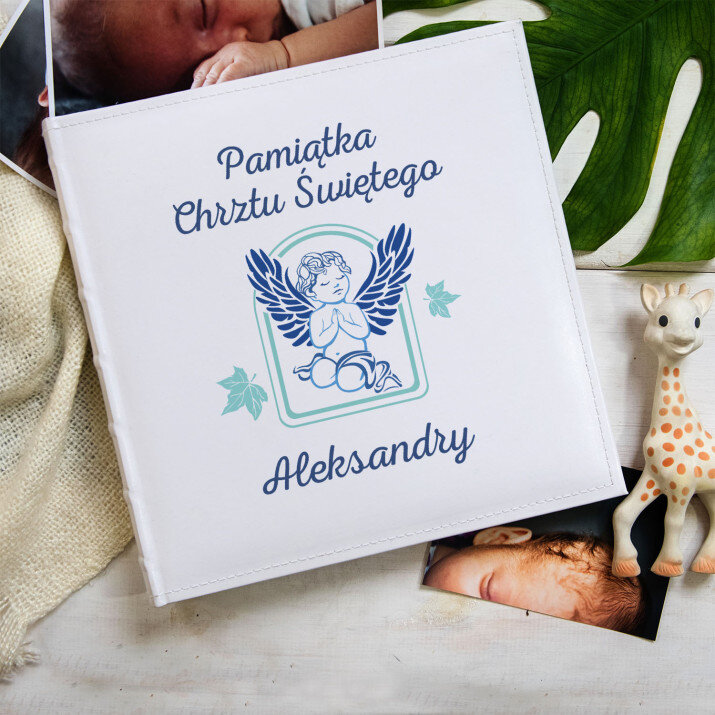 Pamiątka Chrztu 2 - Personalizowany Album na zdjęcia