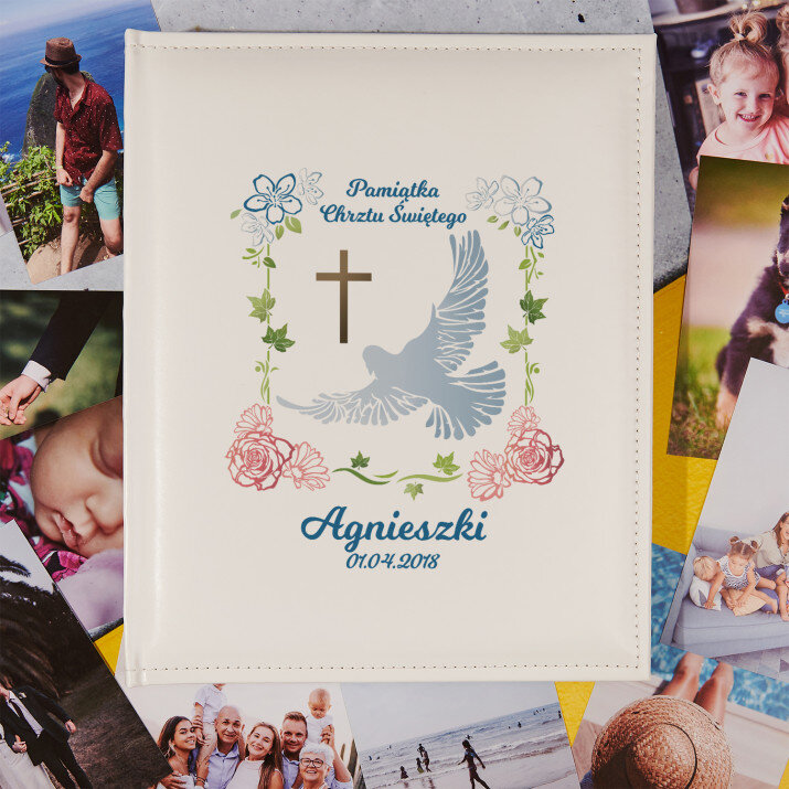 Pamiątka chrztu - Personalizowany Album na zdjęcia