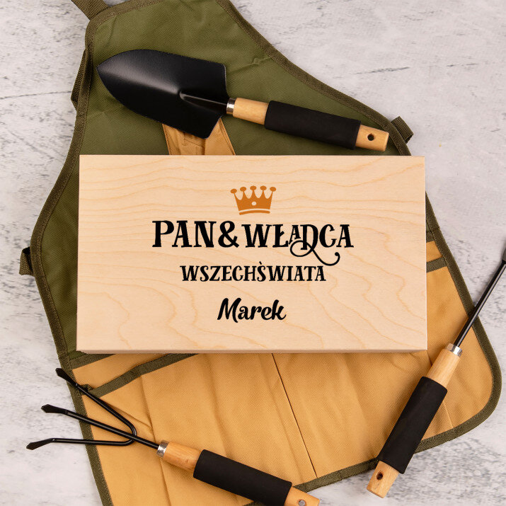 Pan i władca - Zestaw narzędzi ogrodowych w pudełku