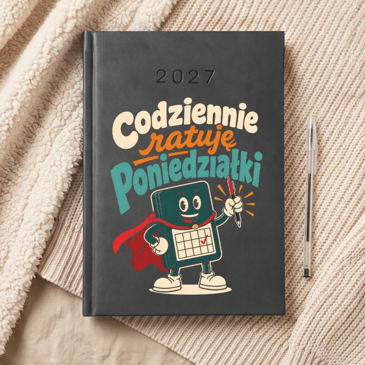 Kalendarz Książkowy A5 2027 Dla Medyka Prezent Dla Mężczyzny: Retro Medyczna Maskotka Kalendarz Książkowy A5 2027 Dla Medyka Prezent Dla Mężczyzny: Retro Medyczna Maskotka