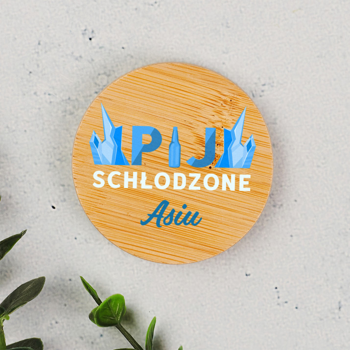 Pij schłodzone - Magnes z otwieraczem do butelek