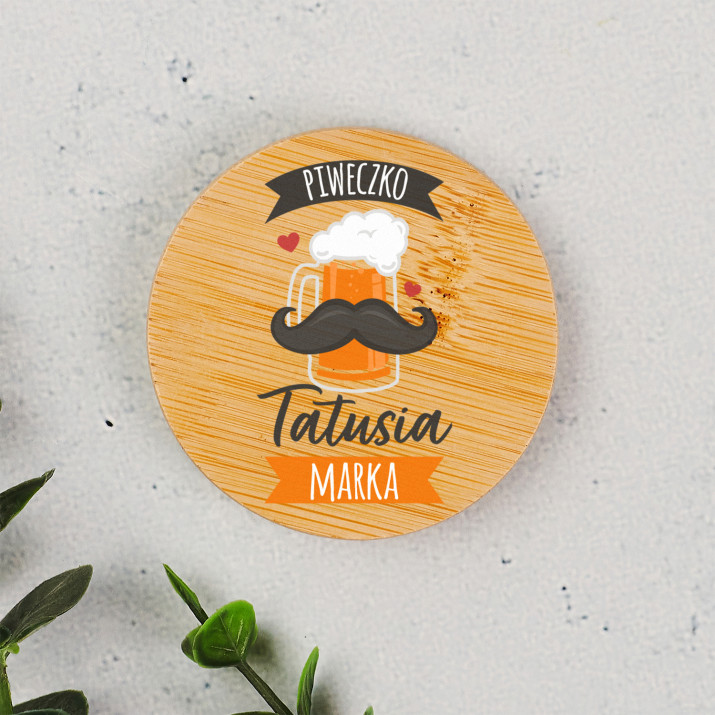 Piweczko tatusia - Magnes z otwieraczem do butelek