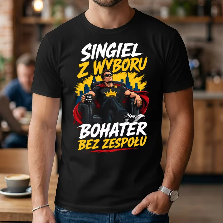 Koszulka Męska Dla Singla Prezent Dla Mężczyzny: Singiel Z Wyboru