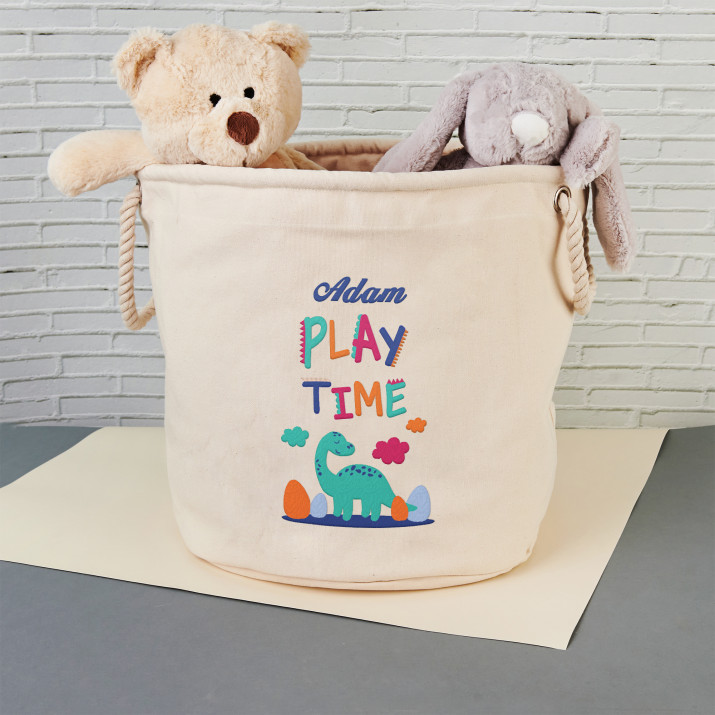 Play time - Imienny worek na zabawki 